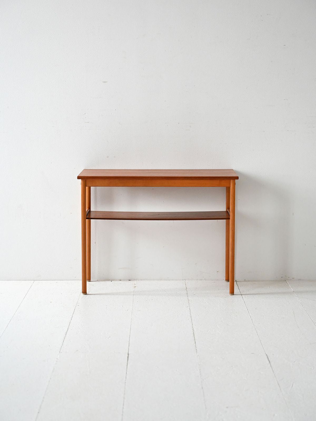 Vintage Scandinavian Coffee Table From The 1950s In Beech And Teak photo furniture