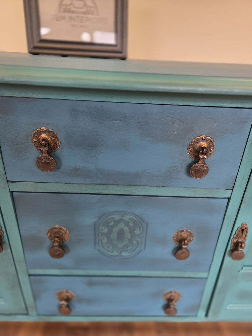 Vintage Solid Oak Sideboard photo Furniture