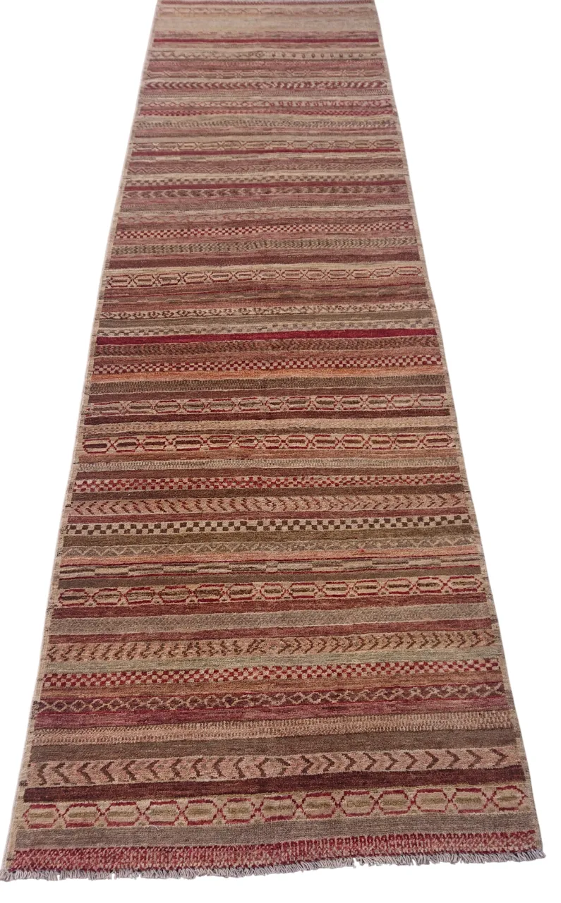 3x11 Khorjin Tribal Oriental Wool Hallway Runner Rug photo Textiles