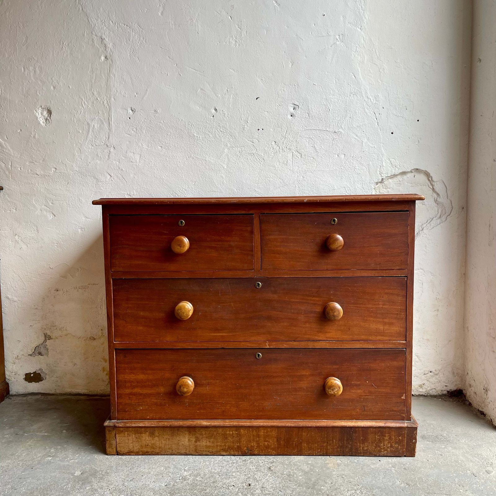 Antique Pine Chest Of Drawers   #1765