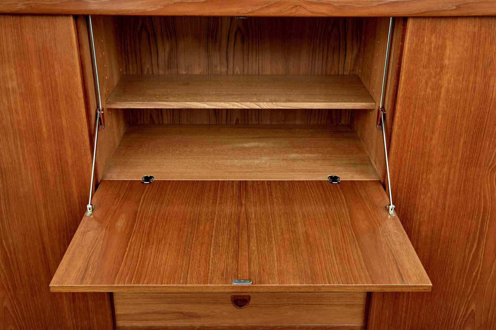 Mid Century Danish Teak High Board By H.W.Klein For Bramin photo for sale