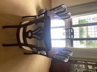 Extendable Dining Table With 6 Chairs photo for sale