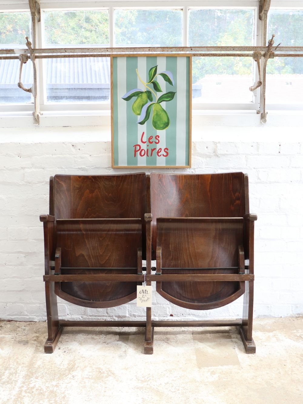 Beautiful Vintage Czech Theatre Seats By Ton photo furniture