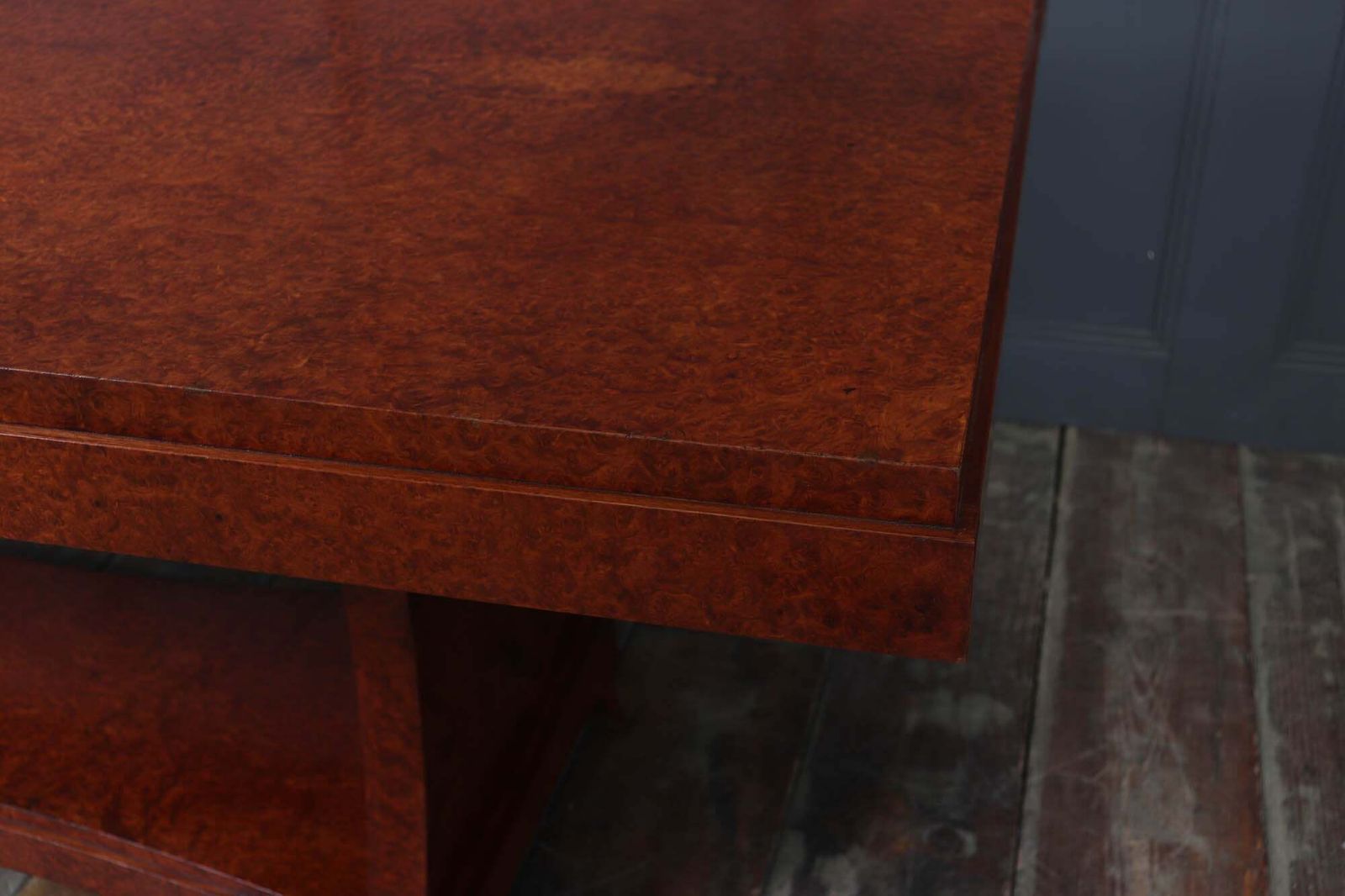 French Art Deco Dining Table In Amboyna, Circa 1925 photo buy