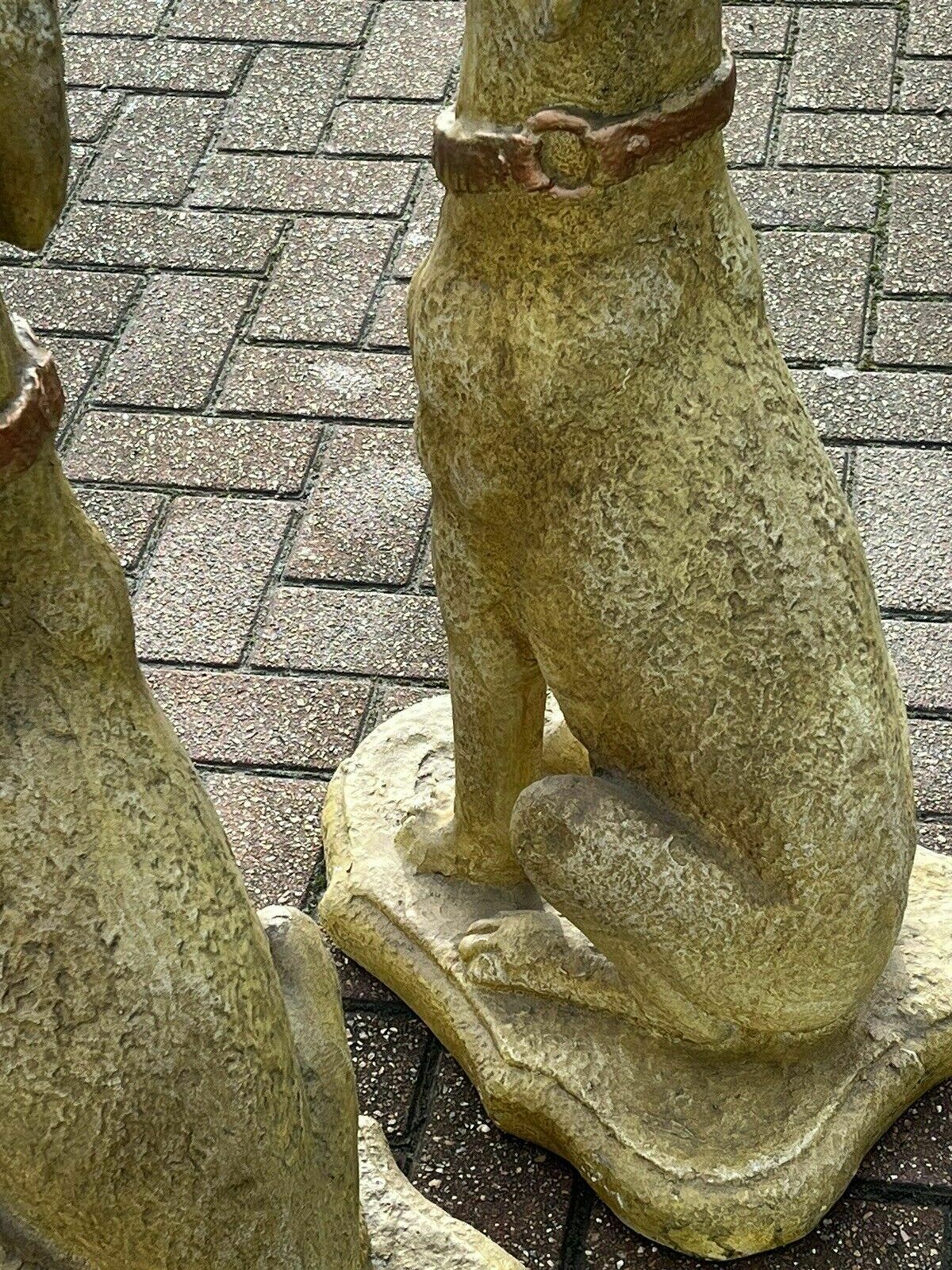 photo furniture Life Size Pair Of Garden Dog Statues