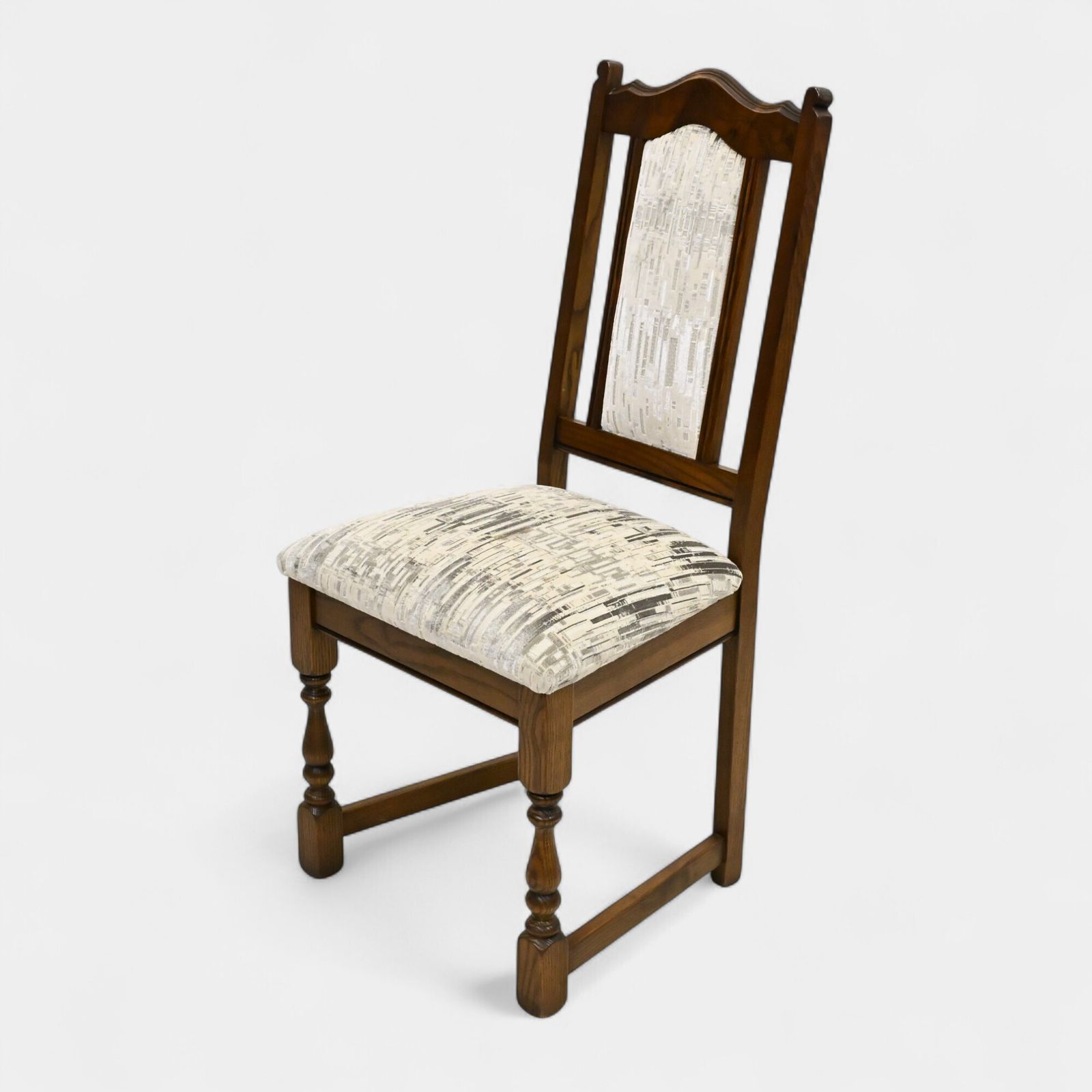 10 Old Charm Dining Chairs Upholstered Seats And Backs Free Uk Delivery* photo for sale