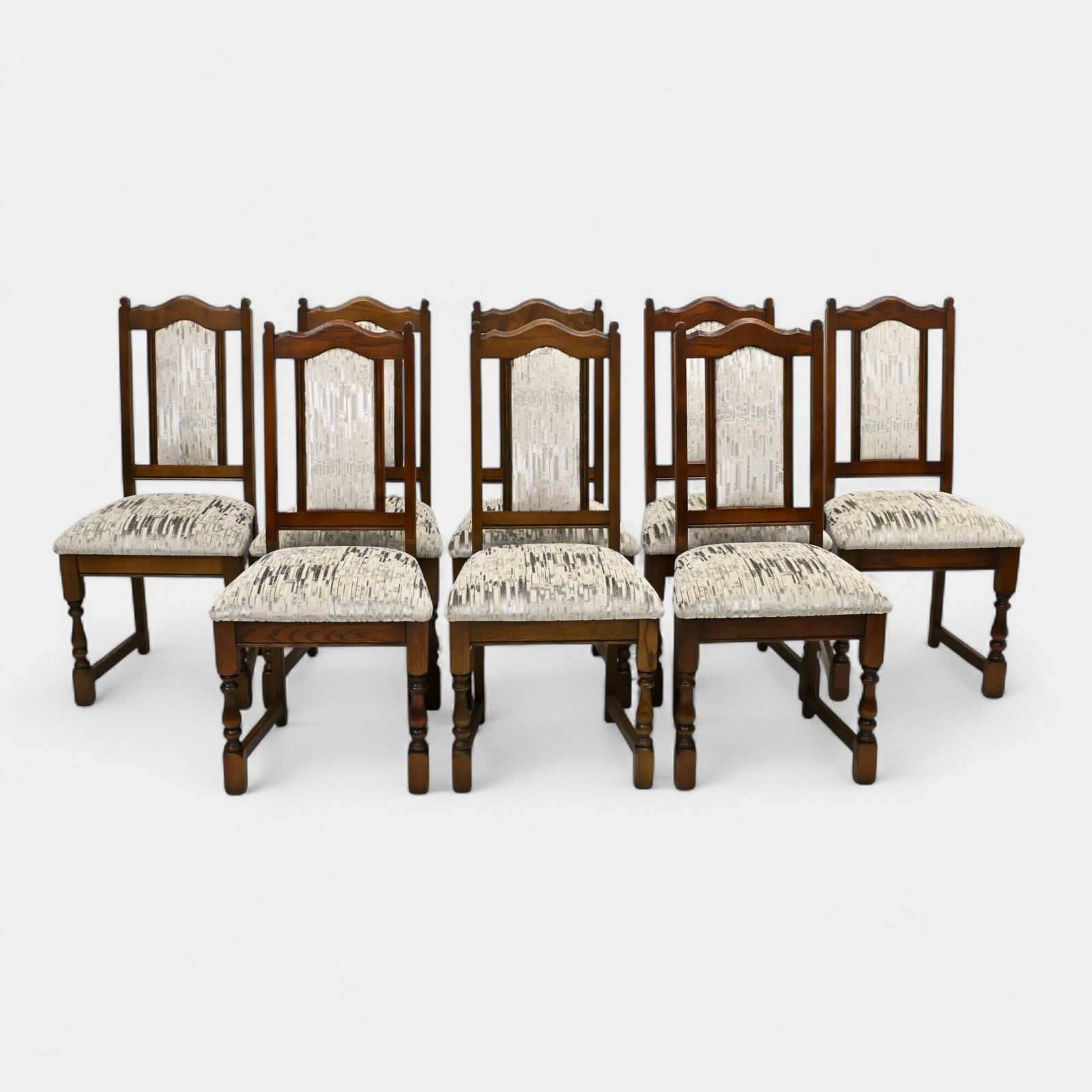 photo vinterior 10 Old Charm Dining Chairs Upholstered Seats And Backs Free Uk Delivery*