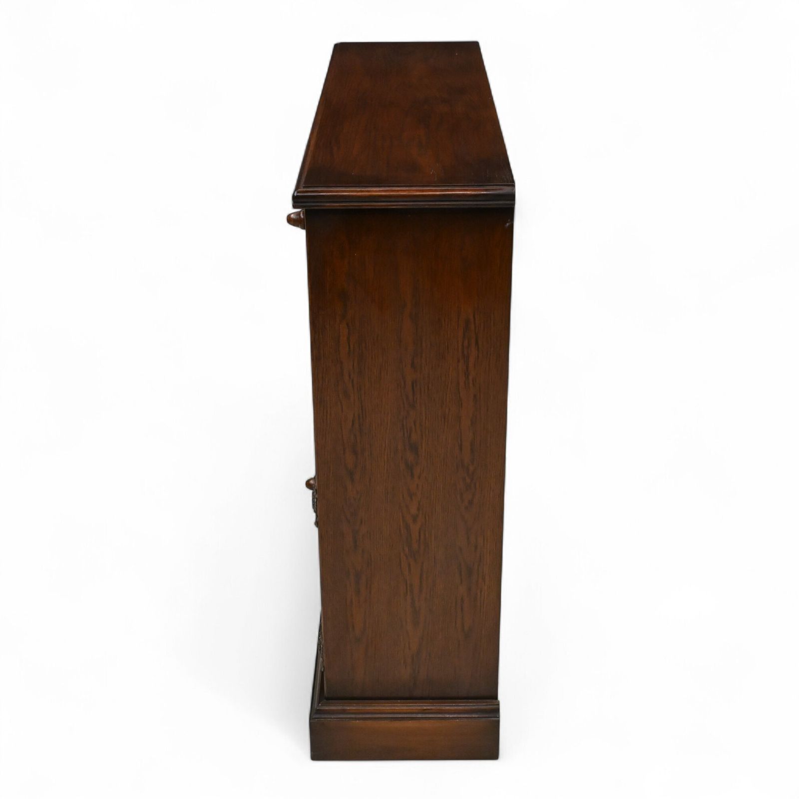 327.0 Old Charm Small Bookcase Drawer Tudor Brown Finish Free Uk Delivery* photo