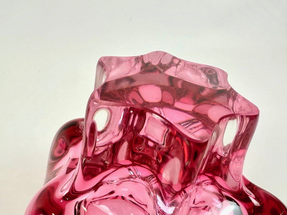 Bohemian Glass Bowl By Josef Hospodka For Chribska Glassworks, 1960s photo buy