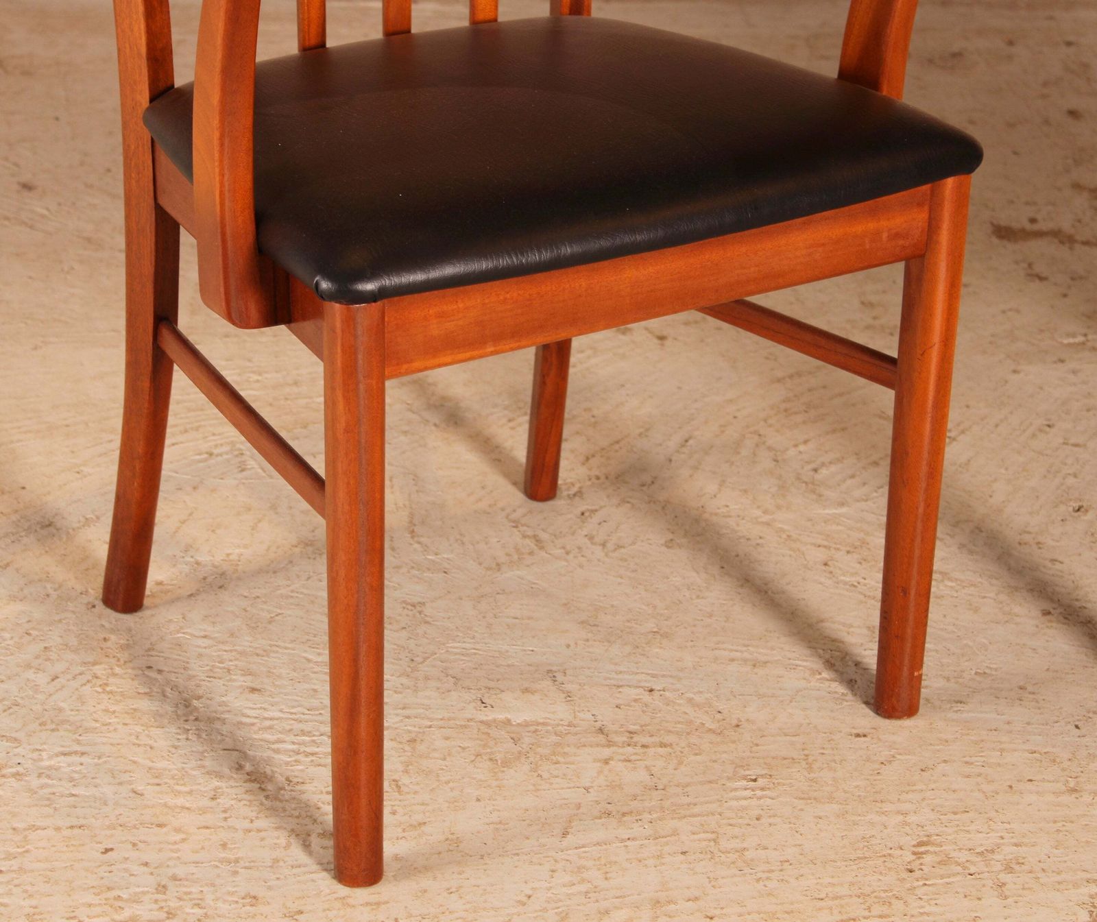Set Of 6 Mid Century Teak Dining Chairs By McIntosh, Circa 1970s photo buy