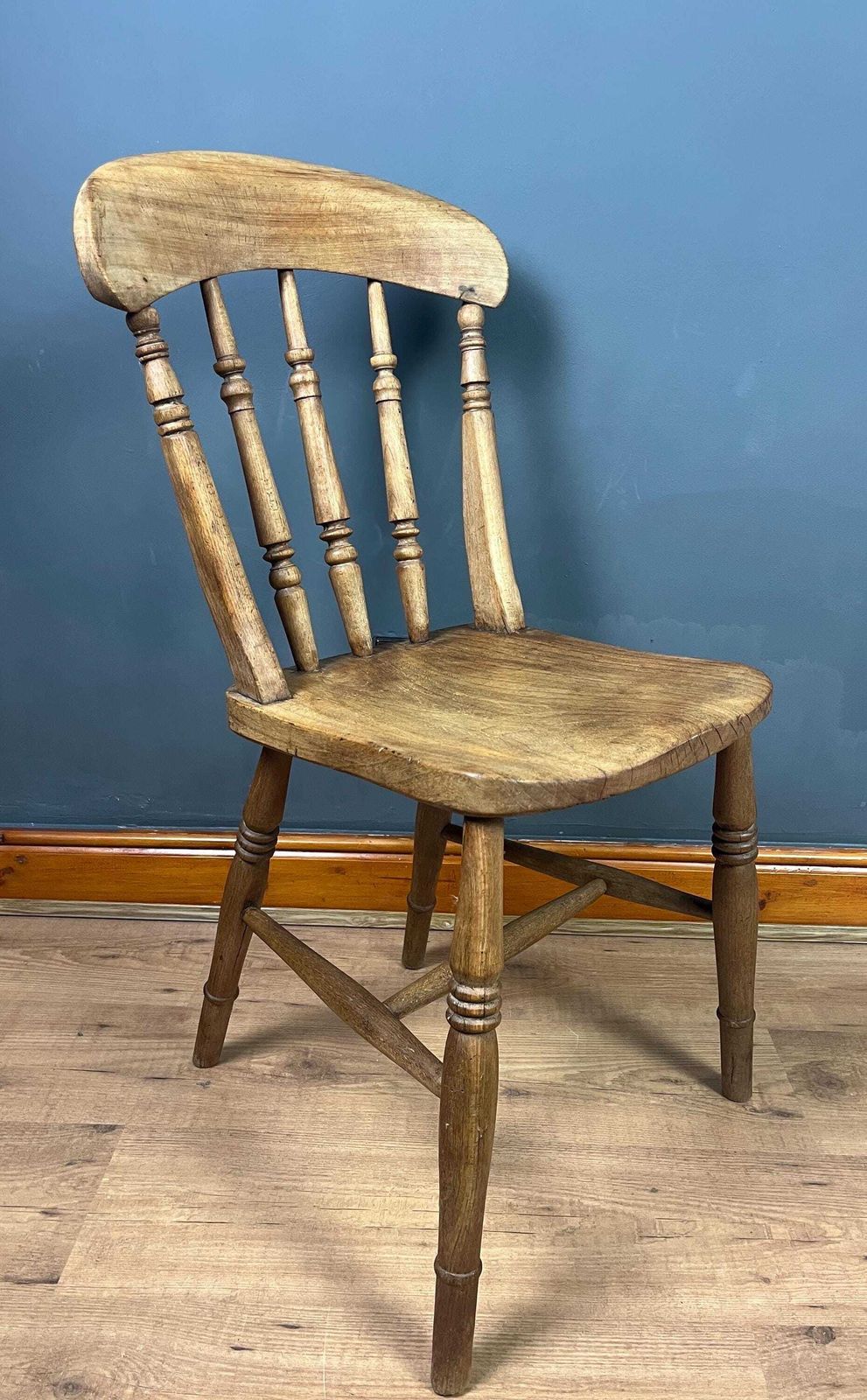 Antique Victorian Windsor Stickback Spindle Kitchen Chair photo furniture