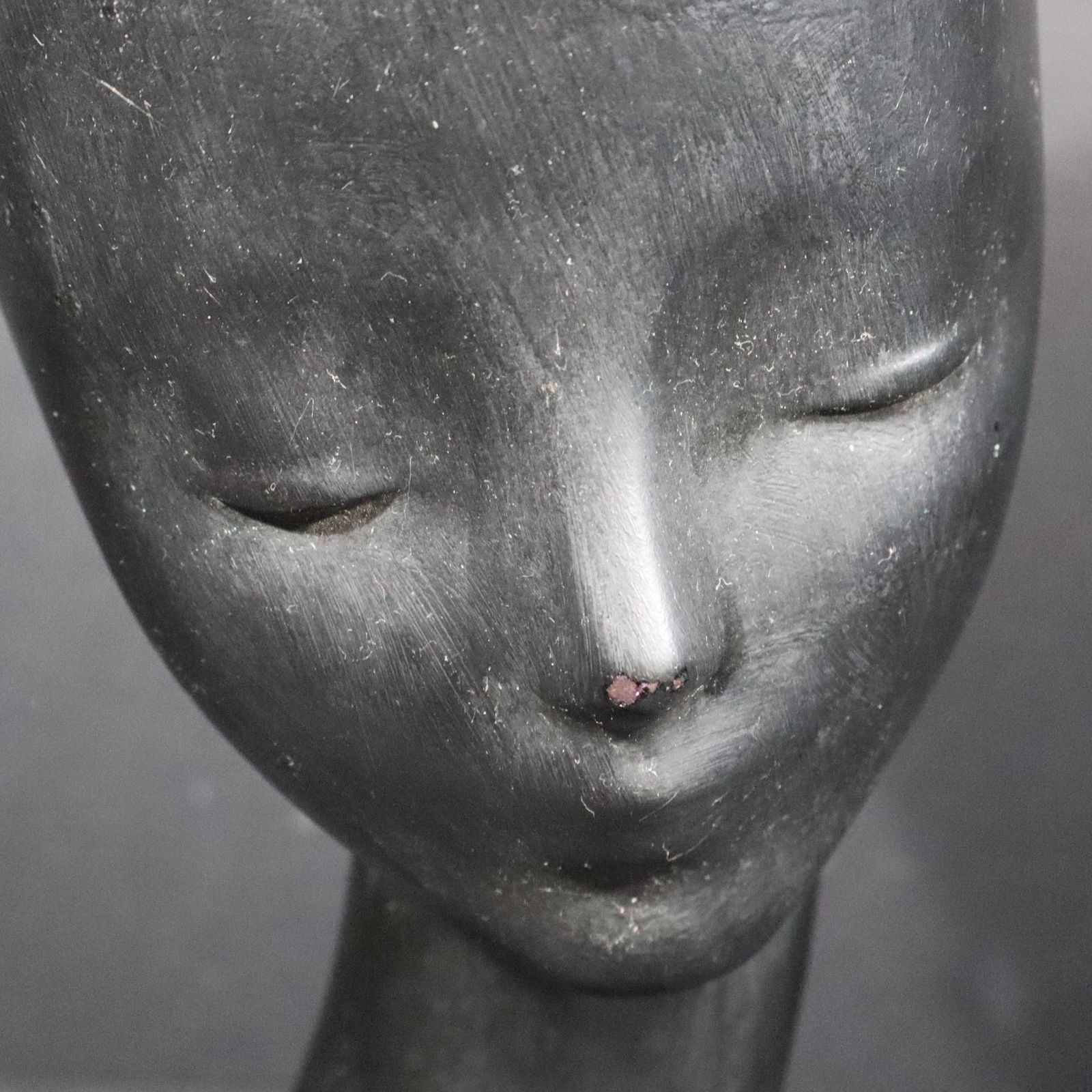 1950s French Mannequin Head Modern Resin Woman Bust By Camaflex Paris photo vintage