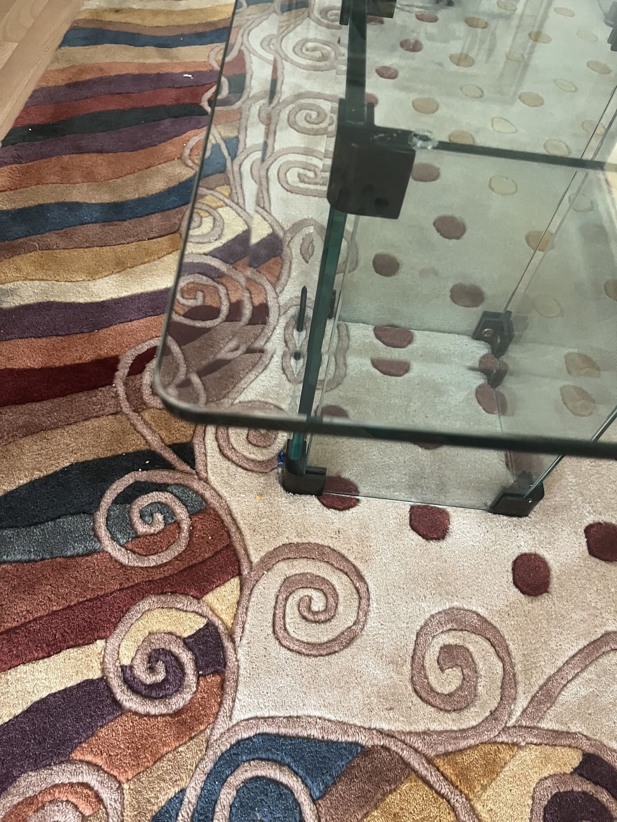 1970s Vintage Designer Glass Coffee Table photo Furniture