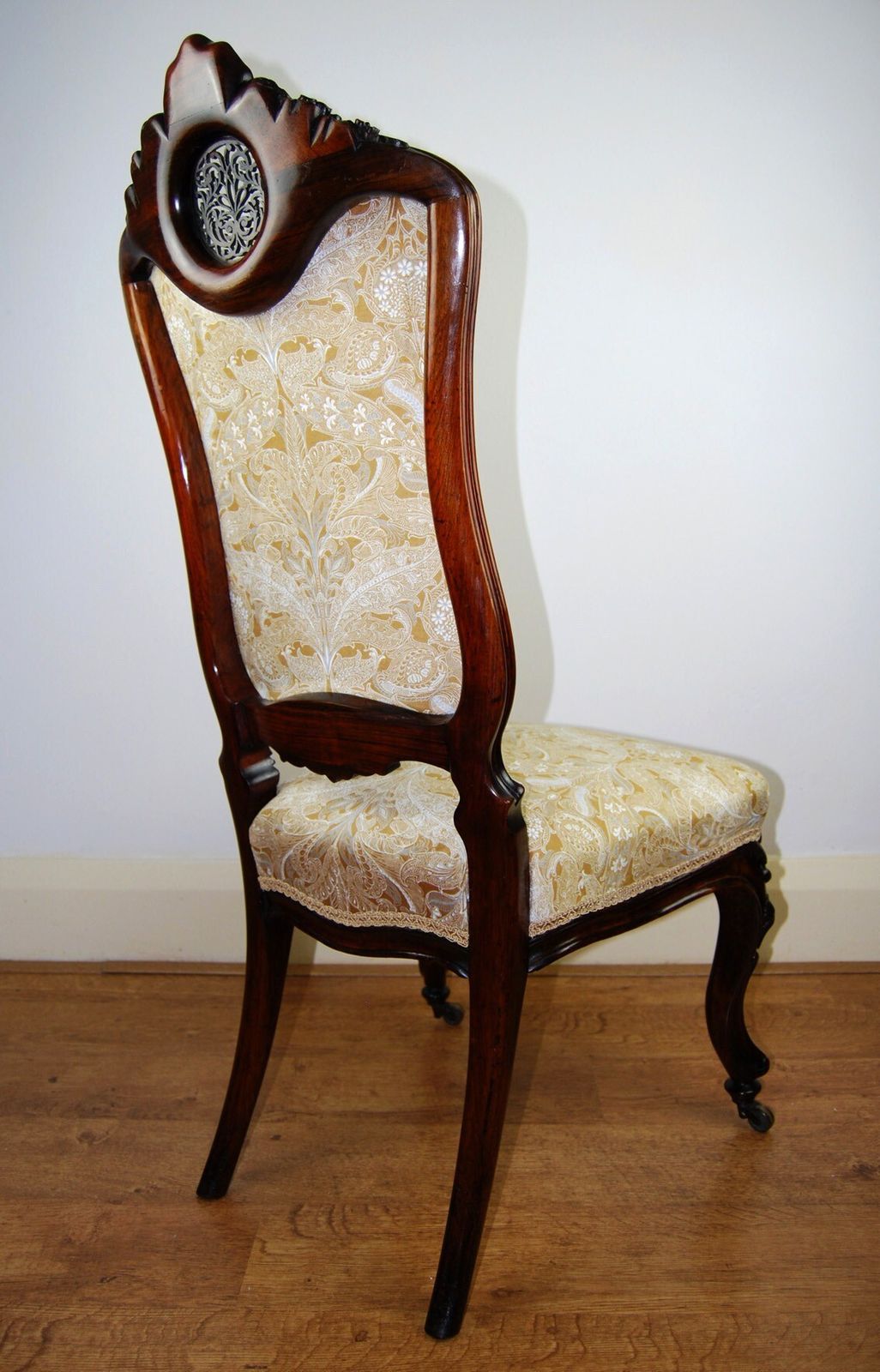 photo for sale Victorian Carved Rosewood Ladies Chair / Nursing Chair