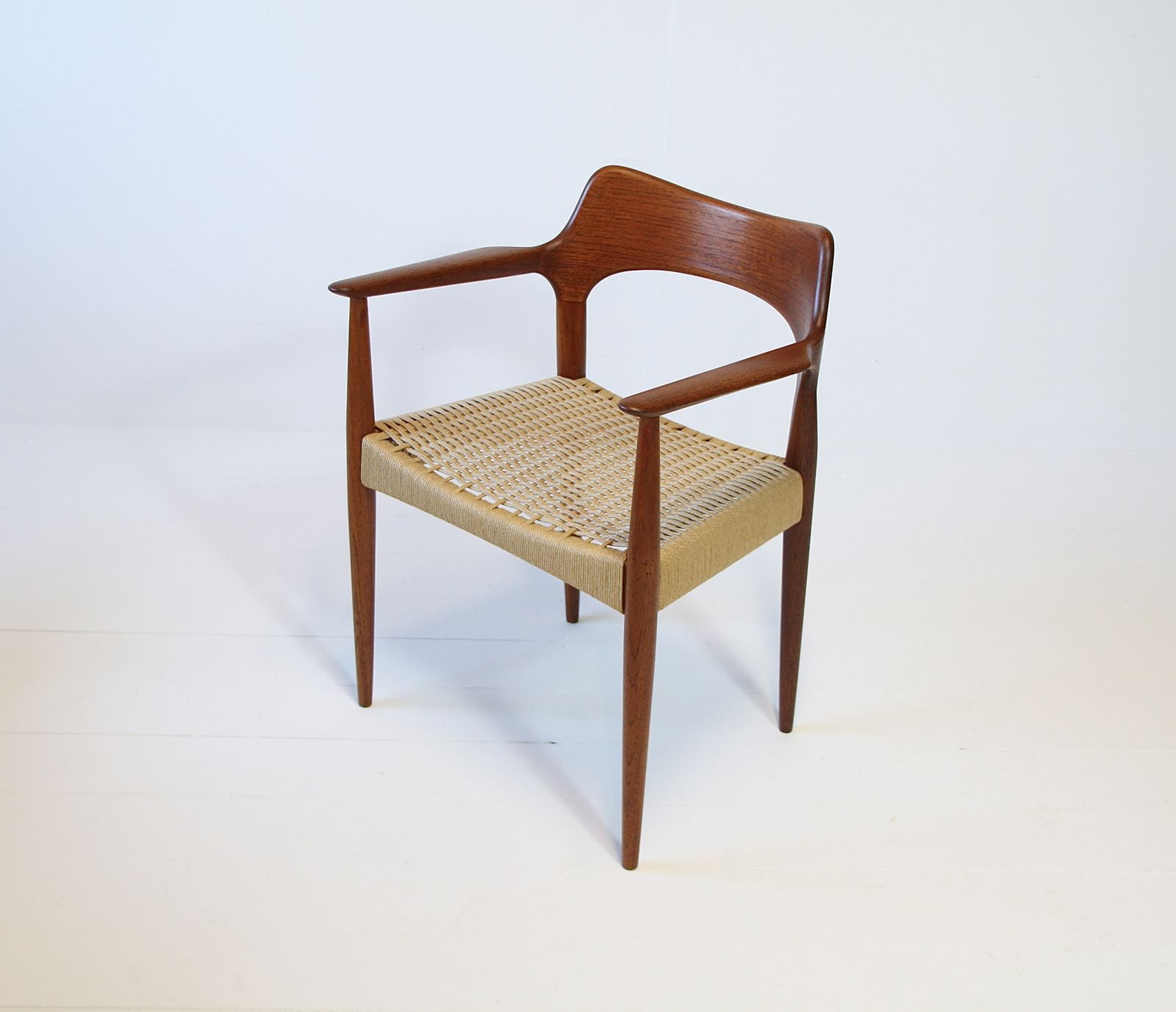 Vintage Danish Desk Chair By Arne Hovmand Olsen For Mogens Kold C.1960 photo furniture