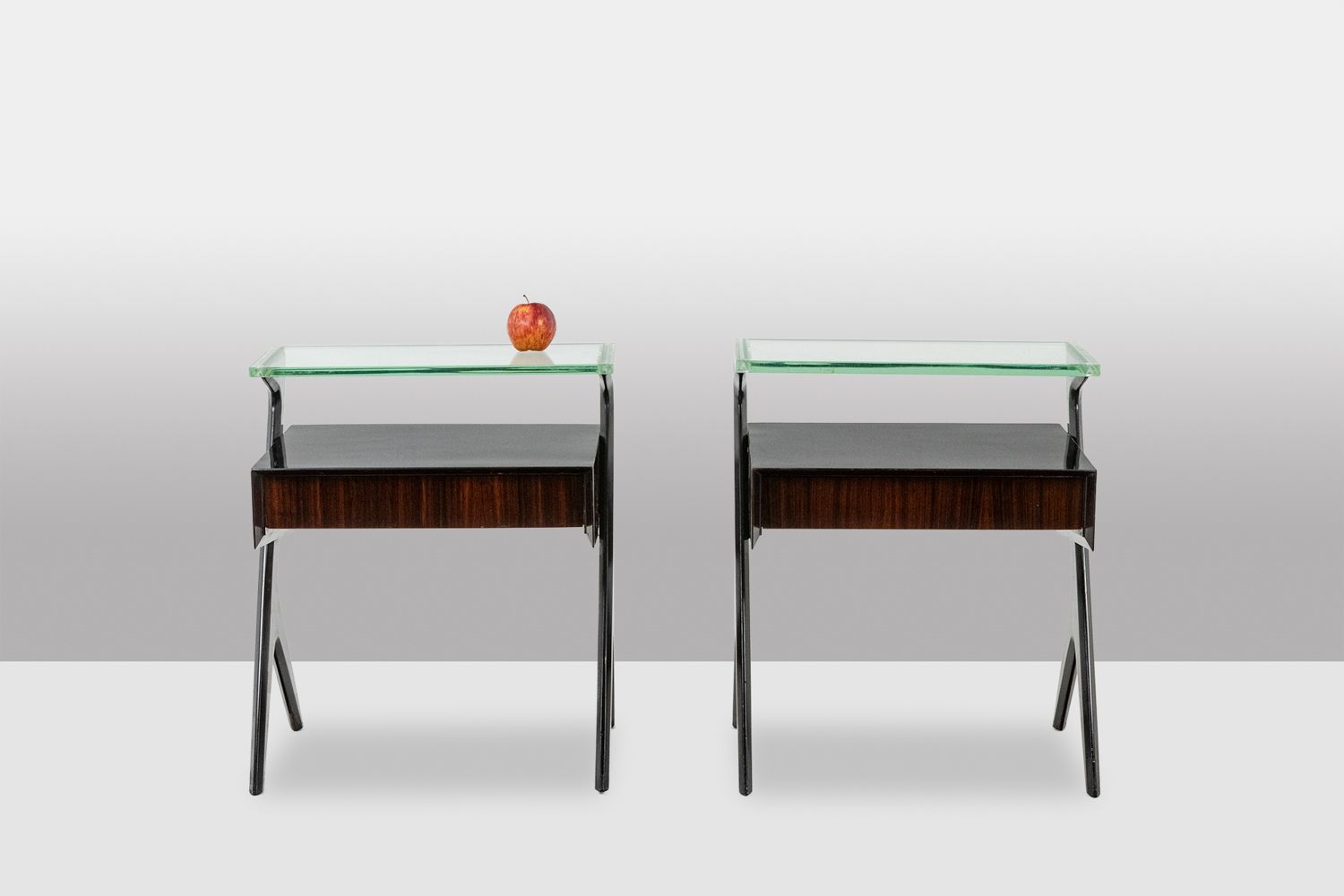 Ico Parisi.  Pair Of Bedside Tables Or End Tables. 1950s 60s. photo furniture