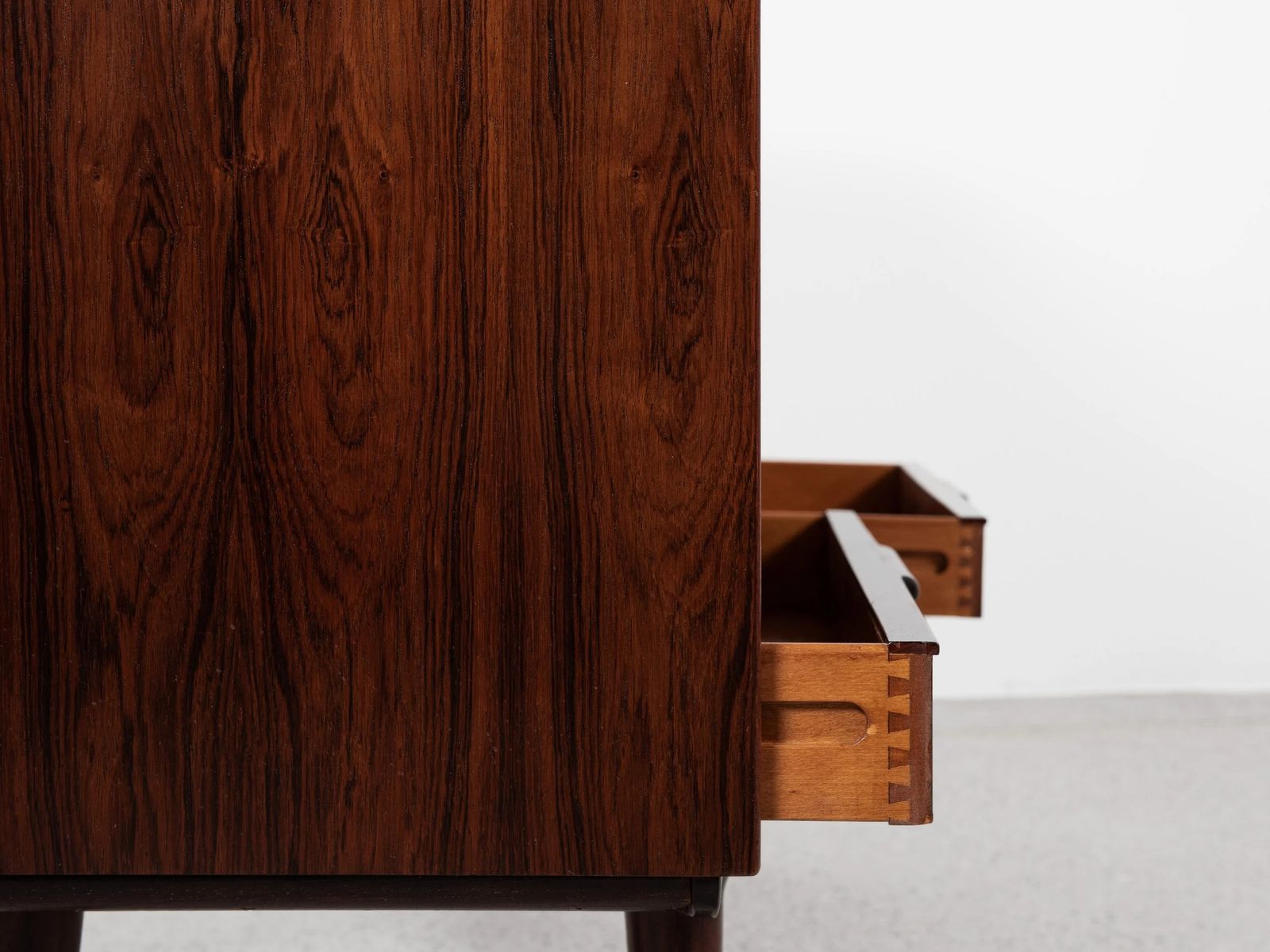 Midcentury Danish Highboard Model 13 In Rosewood By Omann Jun 1960s photo vinterior