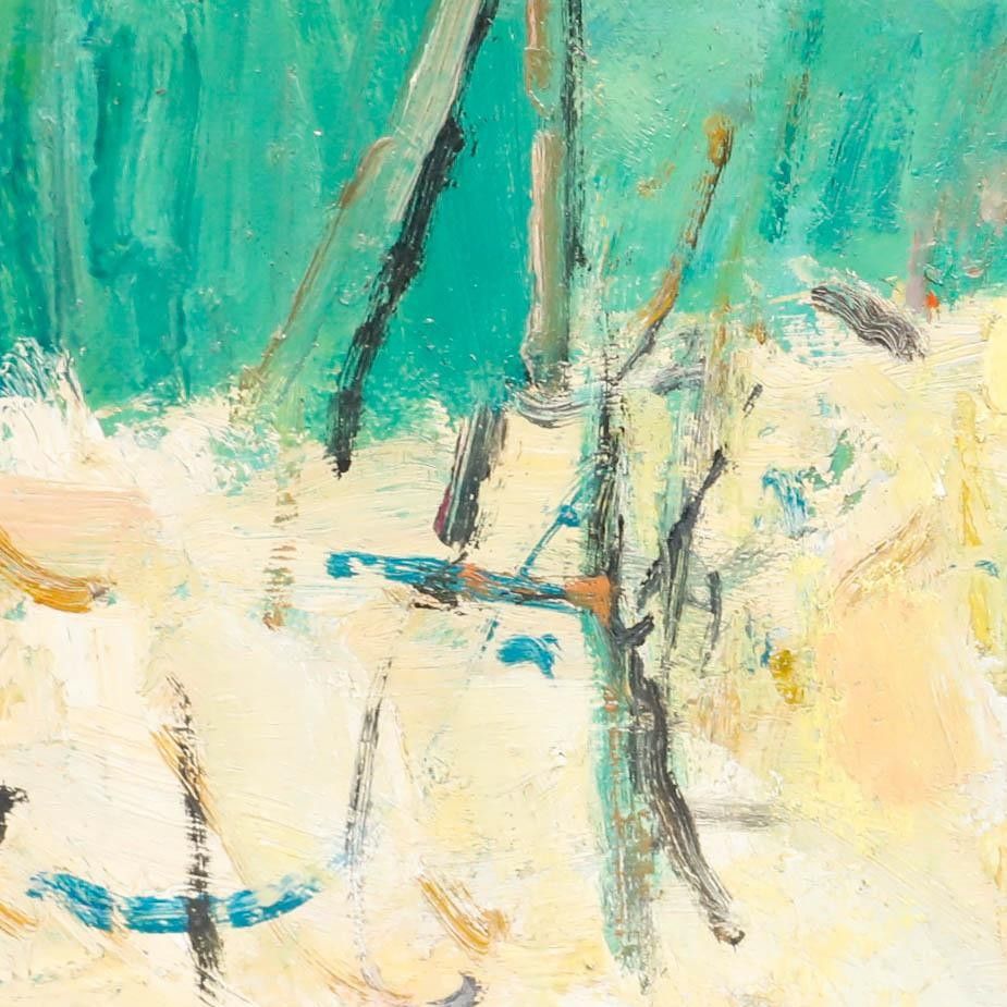 Charles Betremieux (1919 1997) 20th Century Oil, Summer Fields photo Art