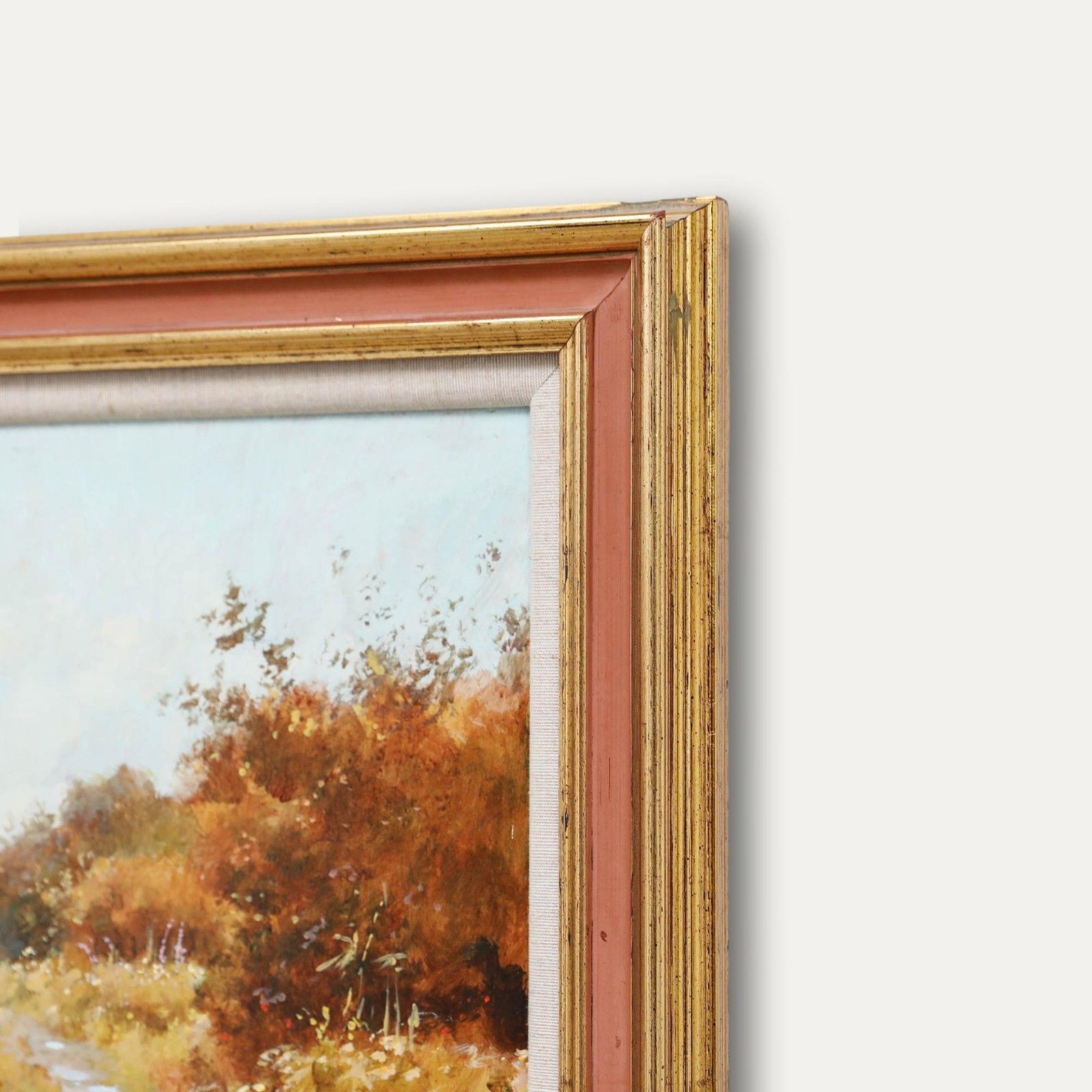 John Haskins (B.1938) 20th Century Acrylic, River Fishing photo 495.0