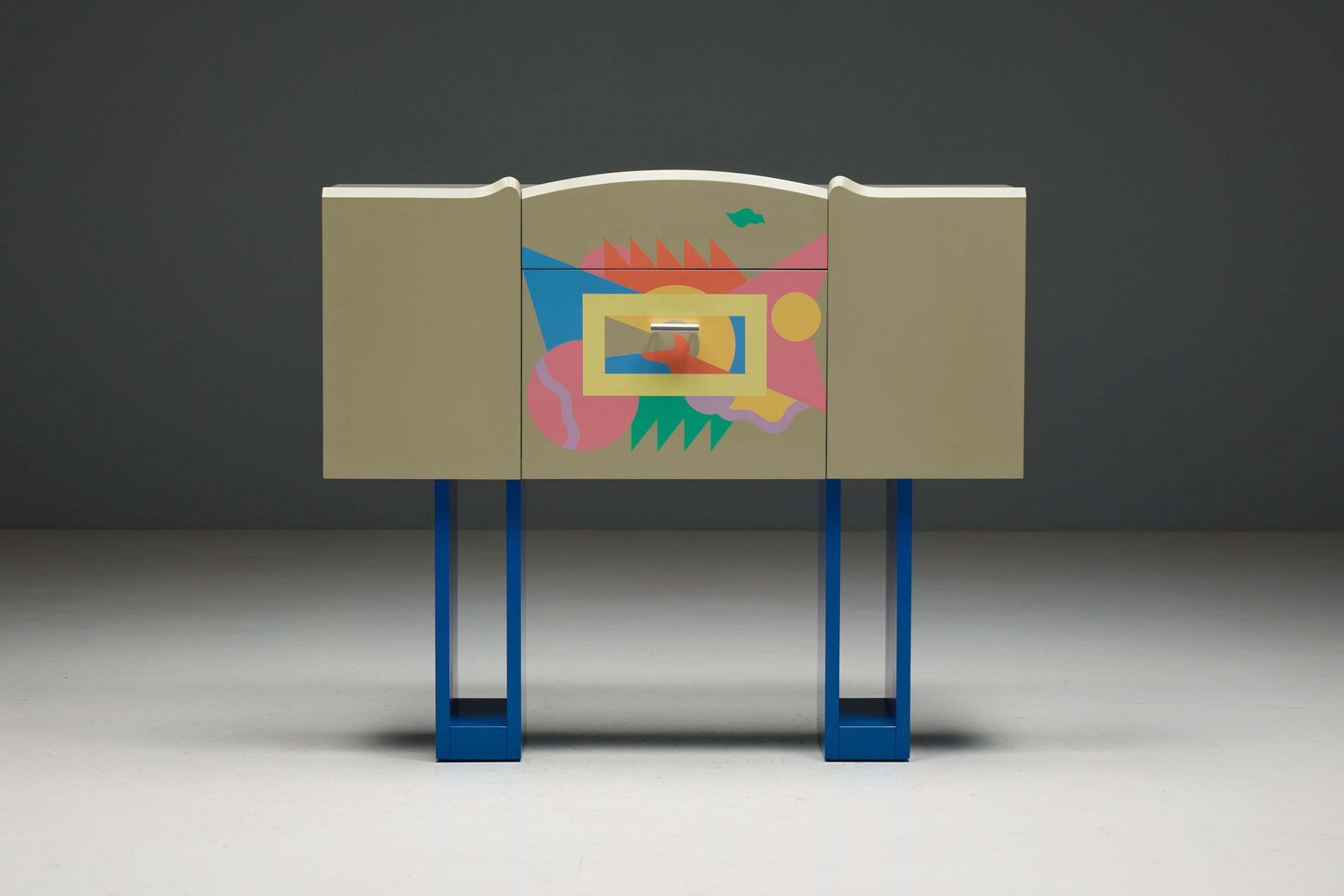 photo vinterior Cantaride Bar Cabinet By Alessandro Mendini For Zanotta, Italy, 1980s