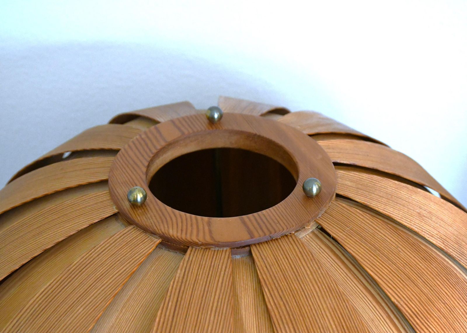 photo for sale Swedish Pine Veneer Table Lamps By Hans Agne Jakobsson For Ellysett, 1960s, Set Of 2