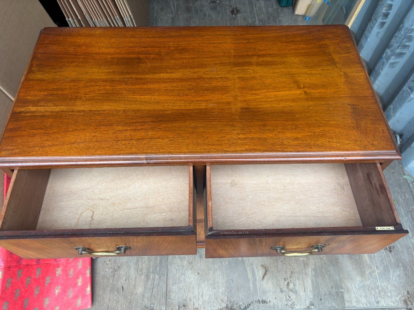 photo buy Early 20th Century Waring & Gillow Two Over Two Chest Of Drawers