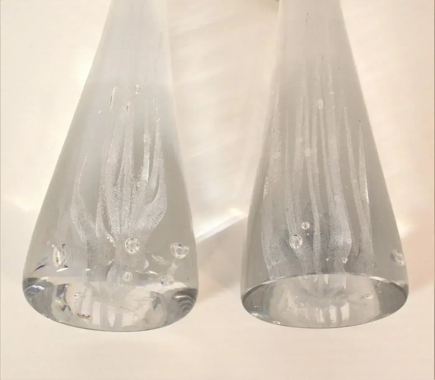 1795.0 Large Art Glass Table Lamps By Vicke Lindstrand For Kosta Boda, 1960s, Set Of 2 photo