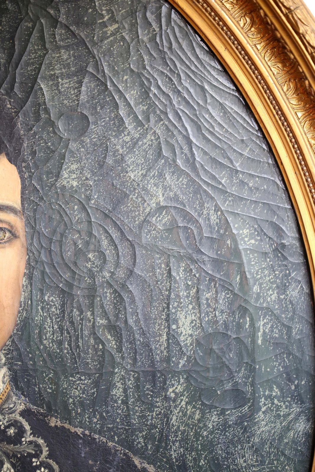 photo furniture Large Antique Oil Painting Of A Woman French Framed Portrait Of A Lady Rococo Style