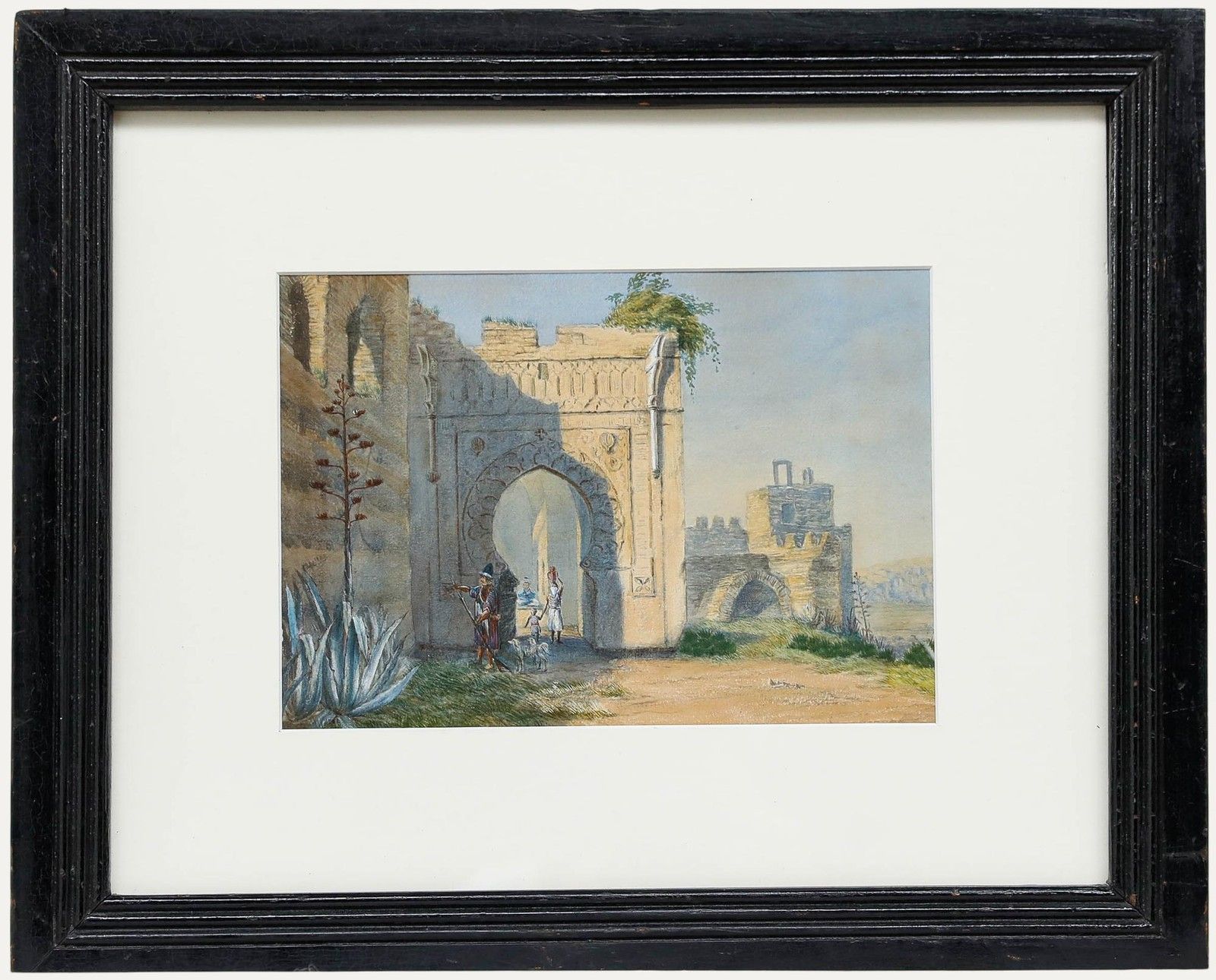 Late 19th Century Watercolour A View Of The Citadel