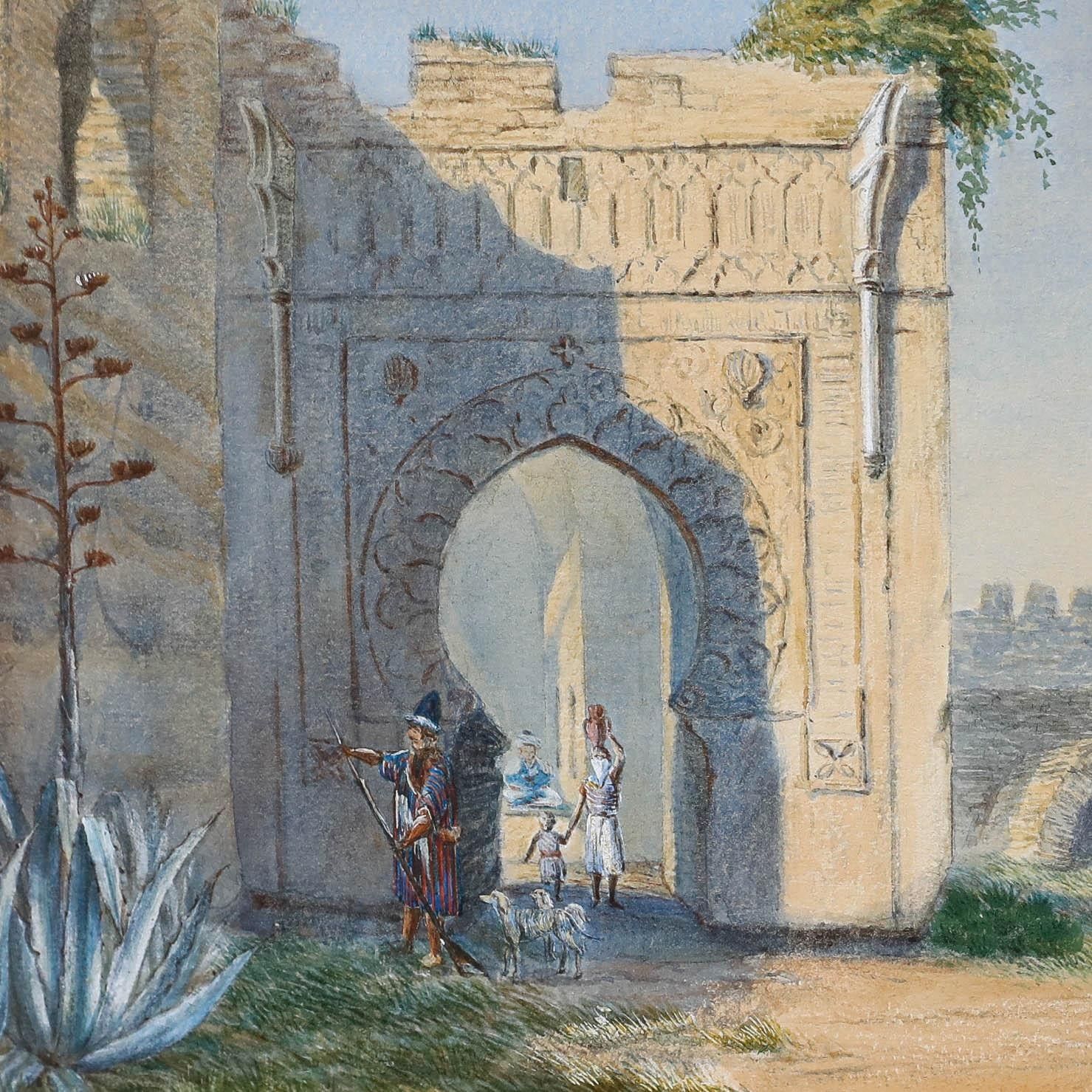 Late 19th Century Watercolour A View Of The Citadel photo Art