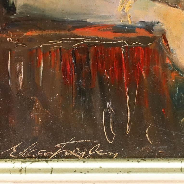 Edgar Freyberg (B.1927) 20th Century Oil, The Socialite photo 195.0