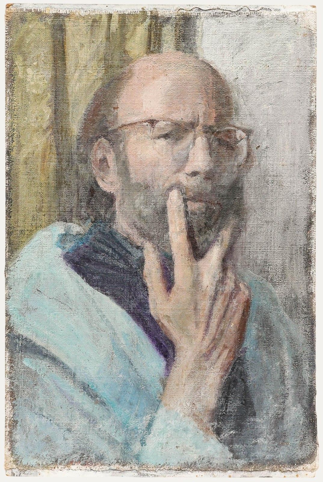 George Weissbort (1928 2013) 20th Century Oil, A Moment Of Contemplation