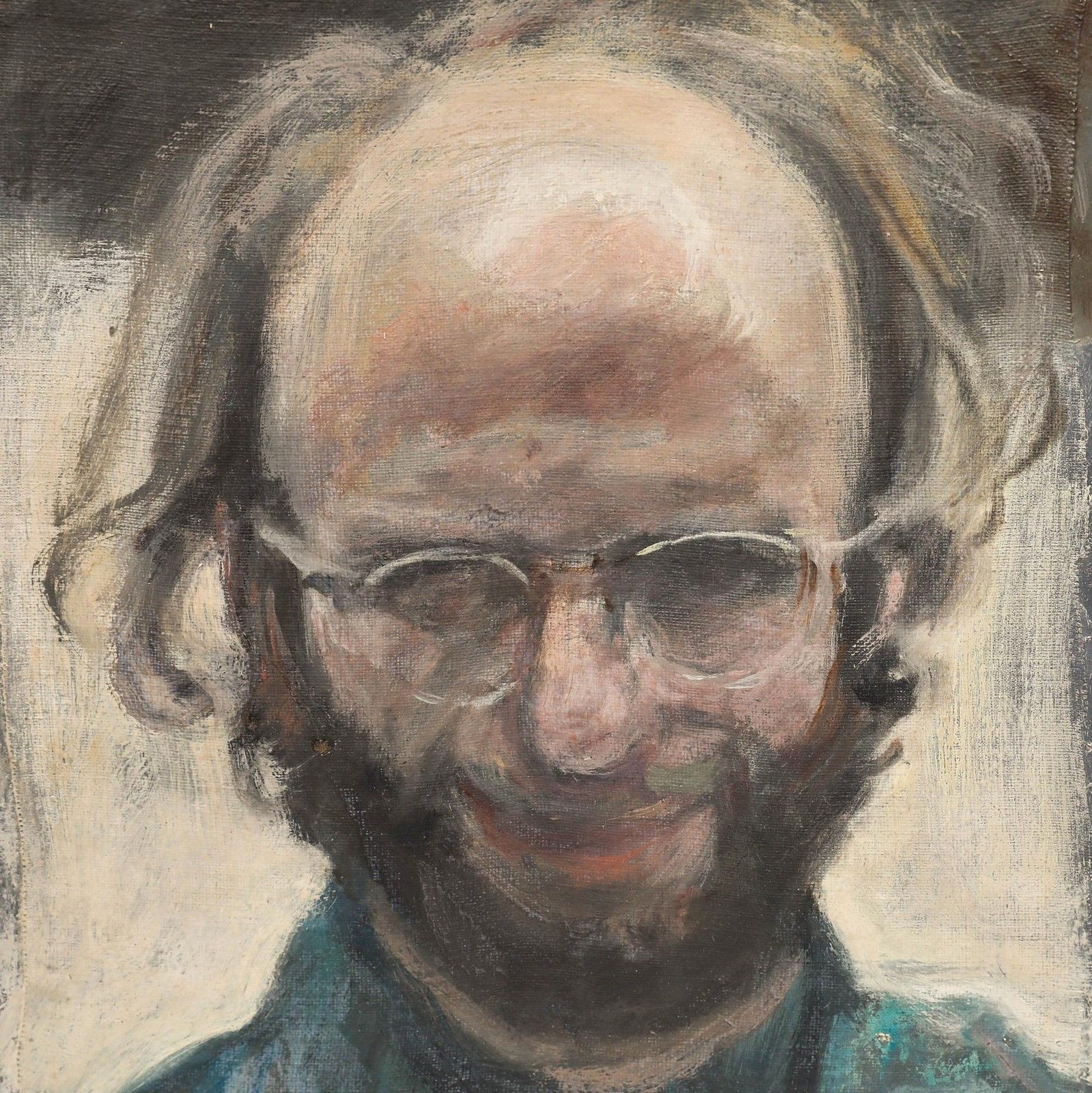 George Weissbort (1928 2013) 20th Century Oil, A Menacing Stare photo Art