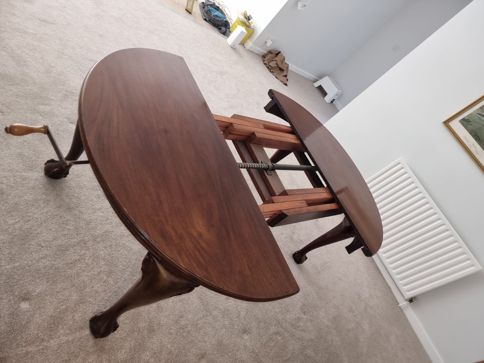photo vinterior Dining Table And 10 Chairs, 19th Century   Chippendale Style