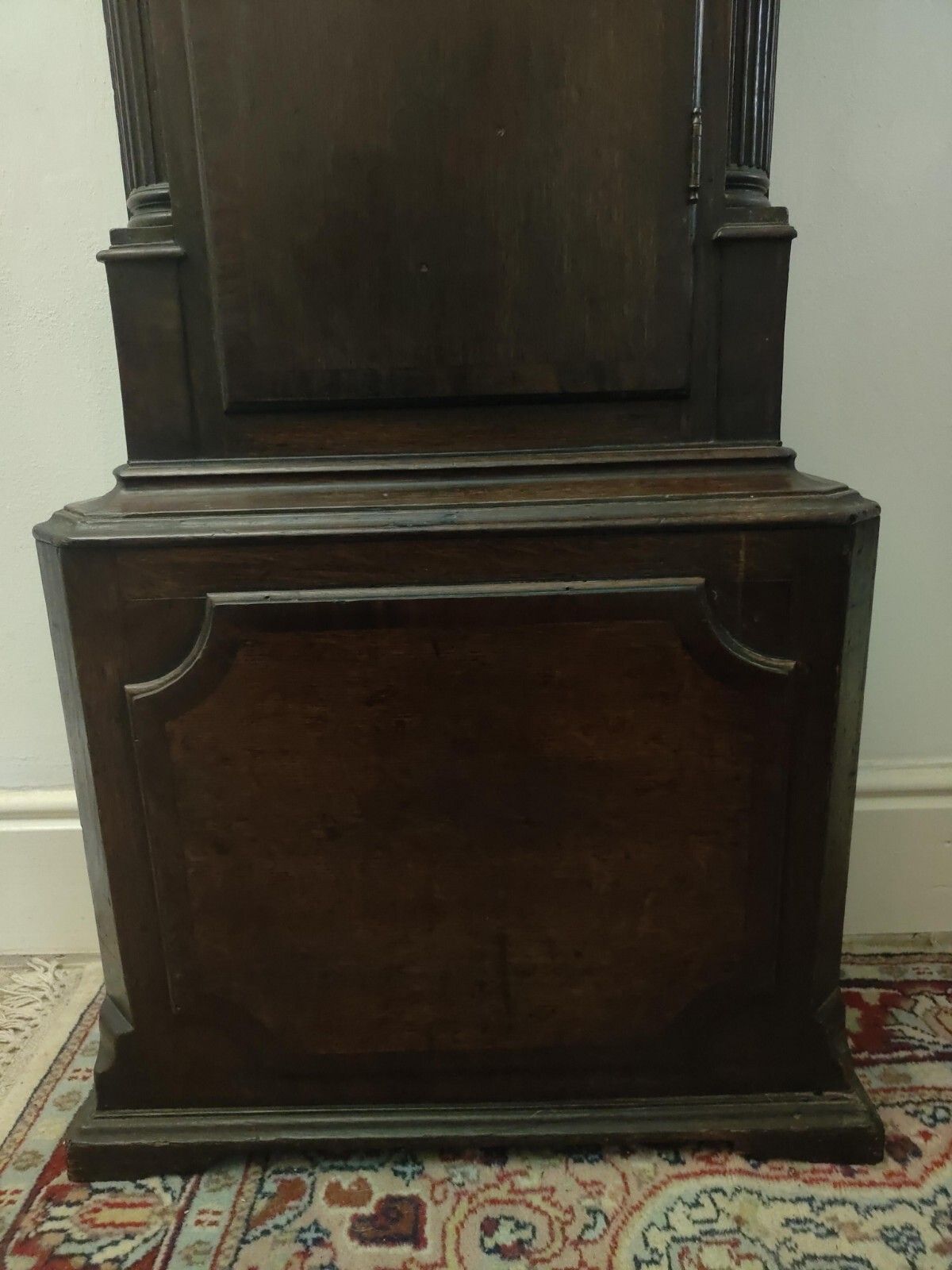 Antique Longcase Grandfather Clock Isaac Court Of Henley In Arden photo vintage
