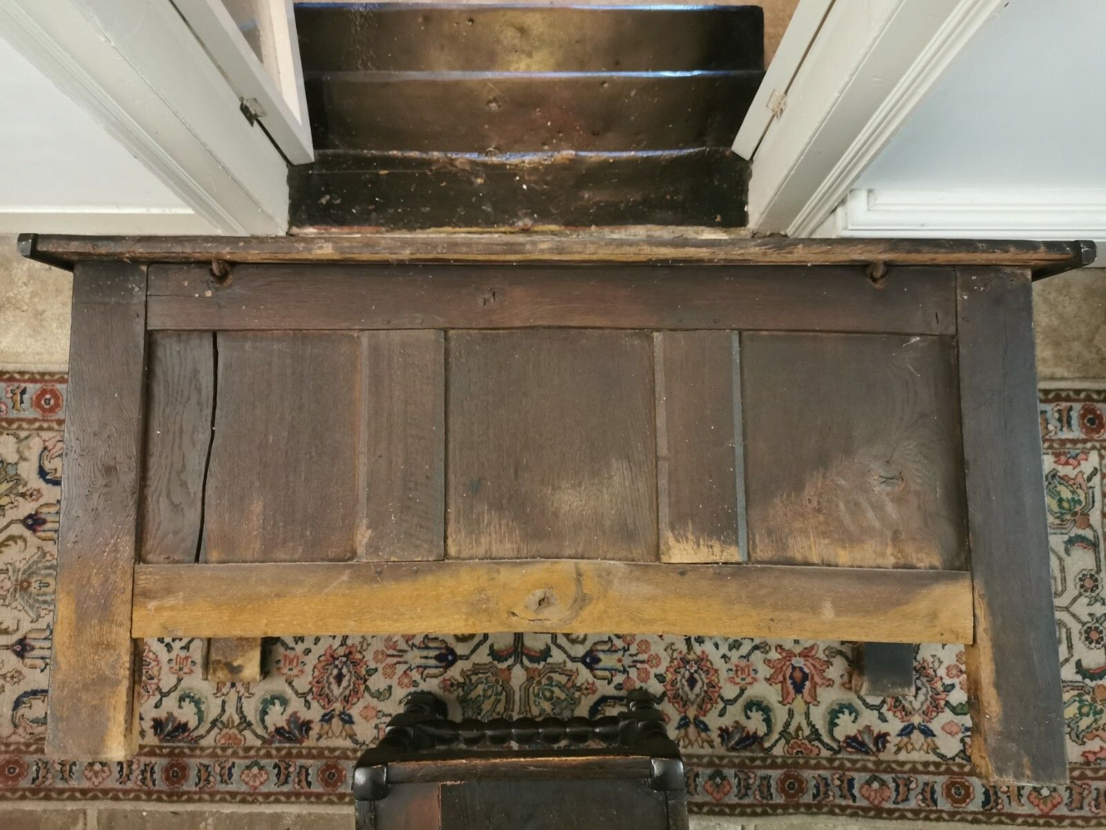 A Good 17th Century 'Halifax' Coffer Chest photo vintage