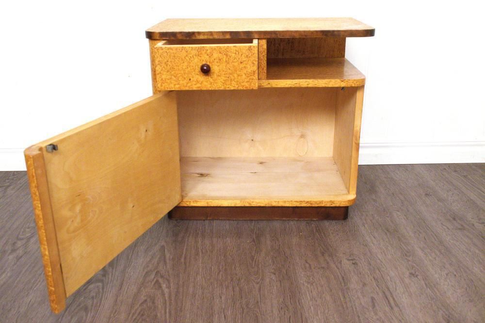 Swedish Birch Bedside Tables From Bodafors, 1940s, Set Of 2 photo 2750.0