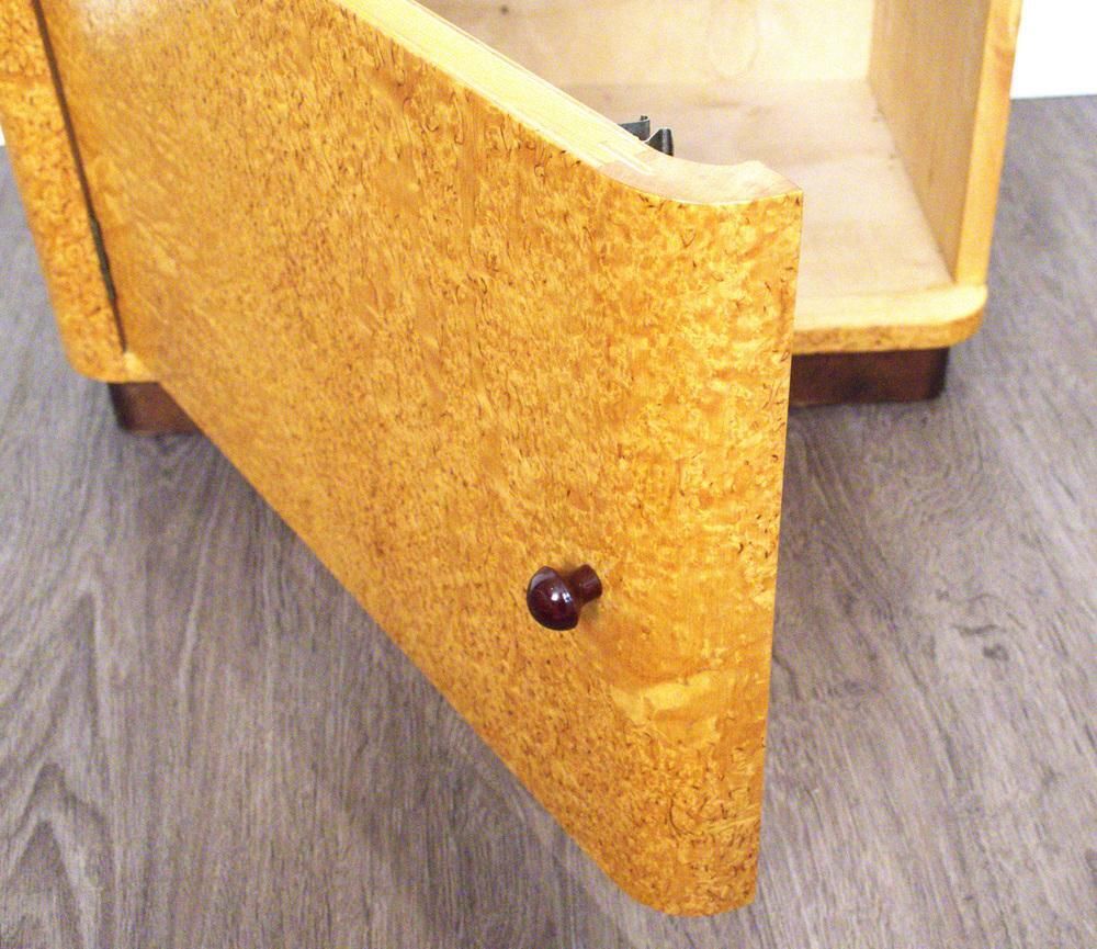 photo furniture Swedish Birch Bedside Tables From Bodafors, 1940s, Set Of 2