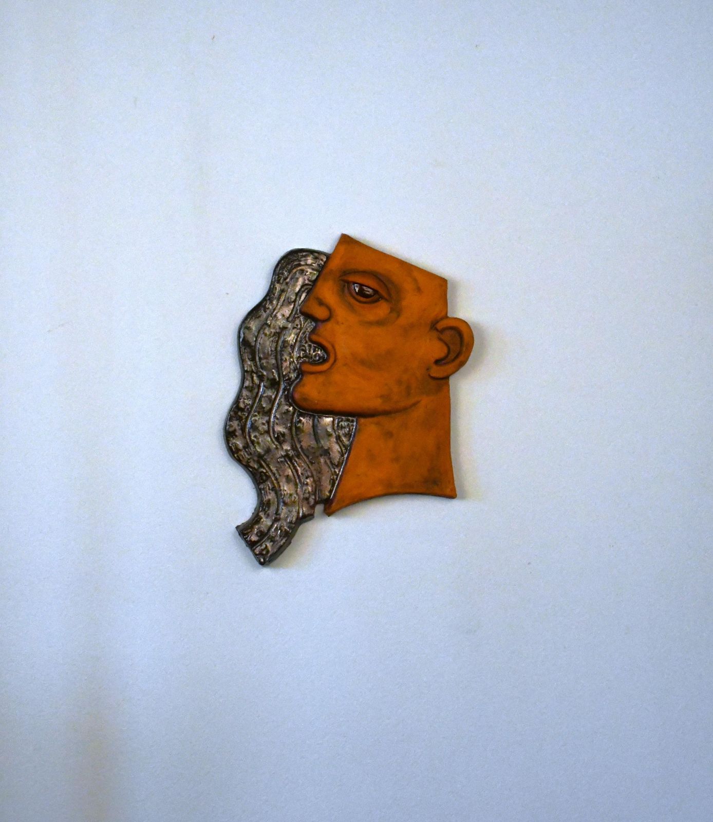 Large Swedish Art Deco Style Ceramic Wall Relief By Lars Bergsten, 1980s photo furniture