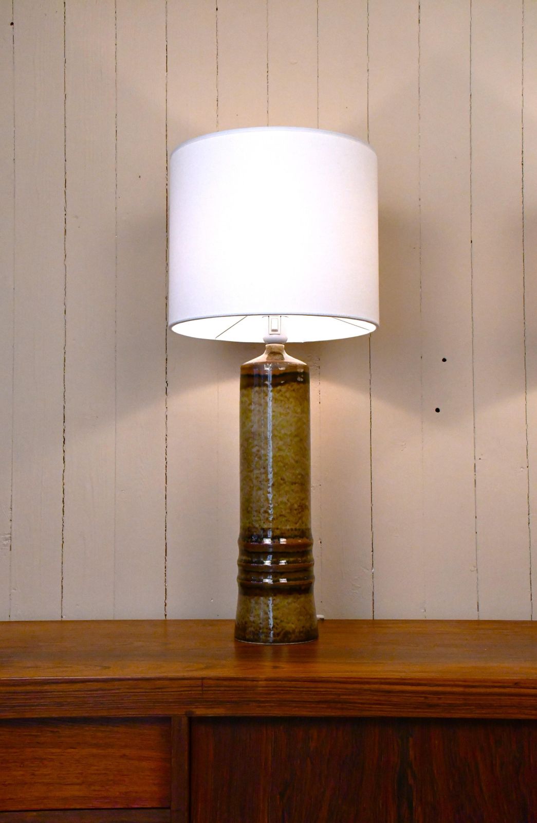 Large Swedish Porcelain Table Lamps By Olle Alberius For Rörstrand, 1960s, Set Of 2 photo vinterior