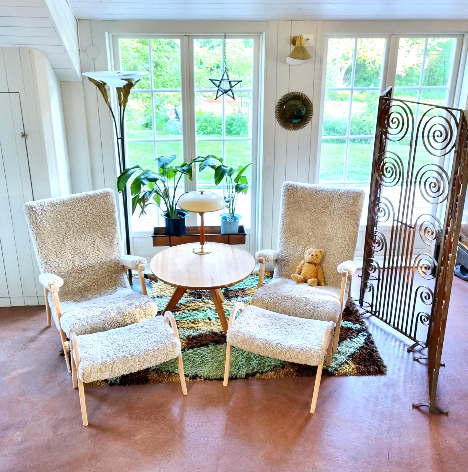 Vintage Benno Lounge Chairs With Ottomans From Ikea, 1970s, Set Of 4 photo for sale