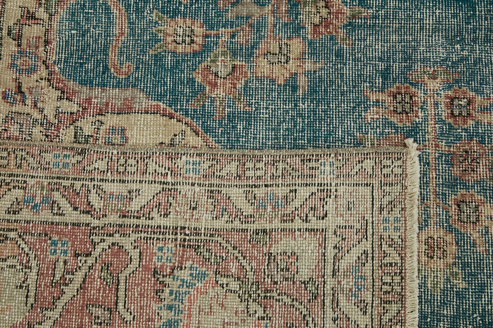 Handmade Beige Vintage Large Area Rug 265 Cm X 382 Cm photo buy