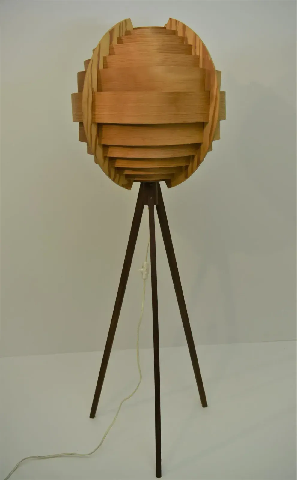 Swedish Pine And Mahogany Floor Lamp By Hans Agne Jakobsson, 1960s photo buy