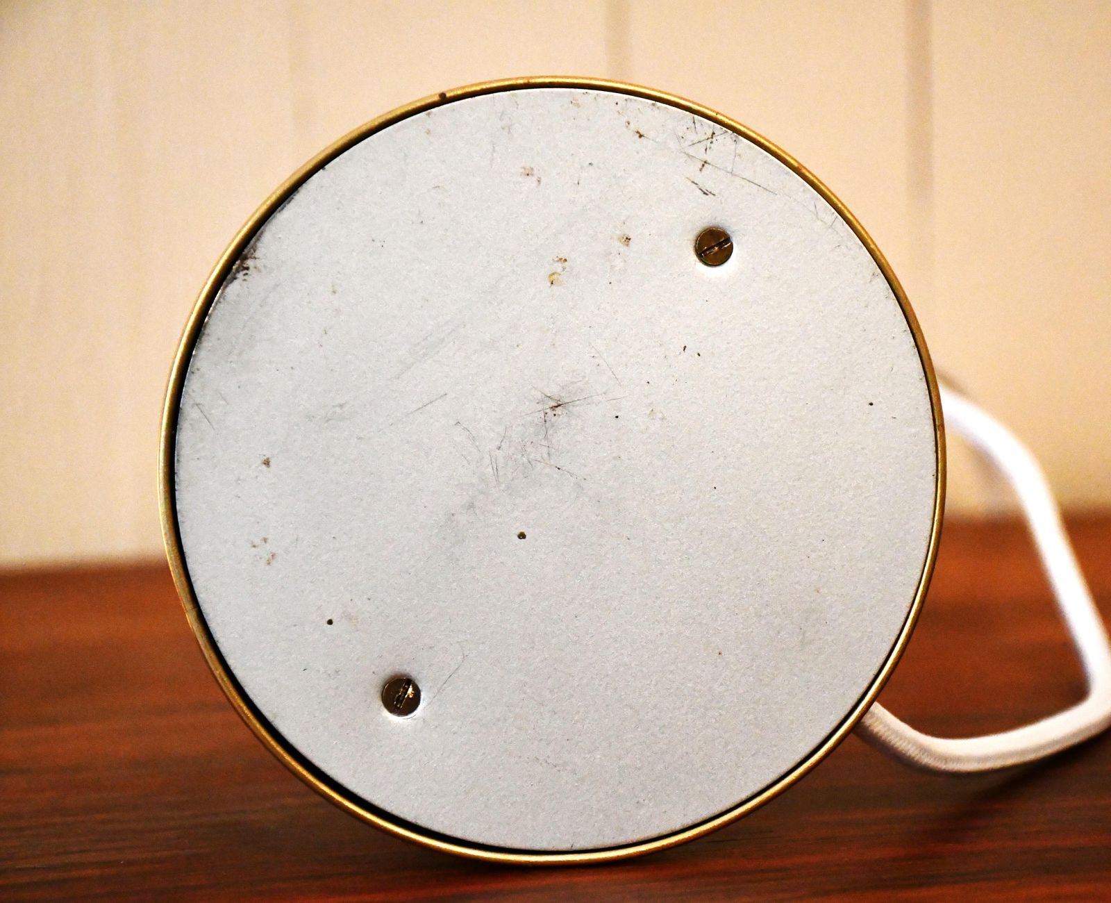 photo vinterior Very Rare Swedish Grace Period, Brass Table Lamp By Harald Notini For Böhlmarks 1930s
