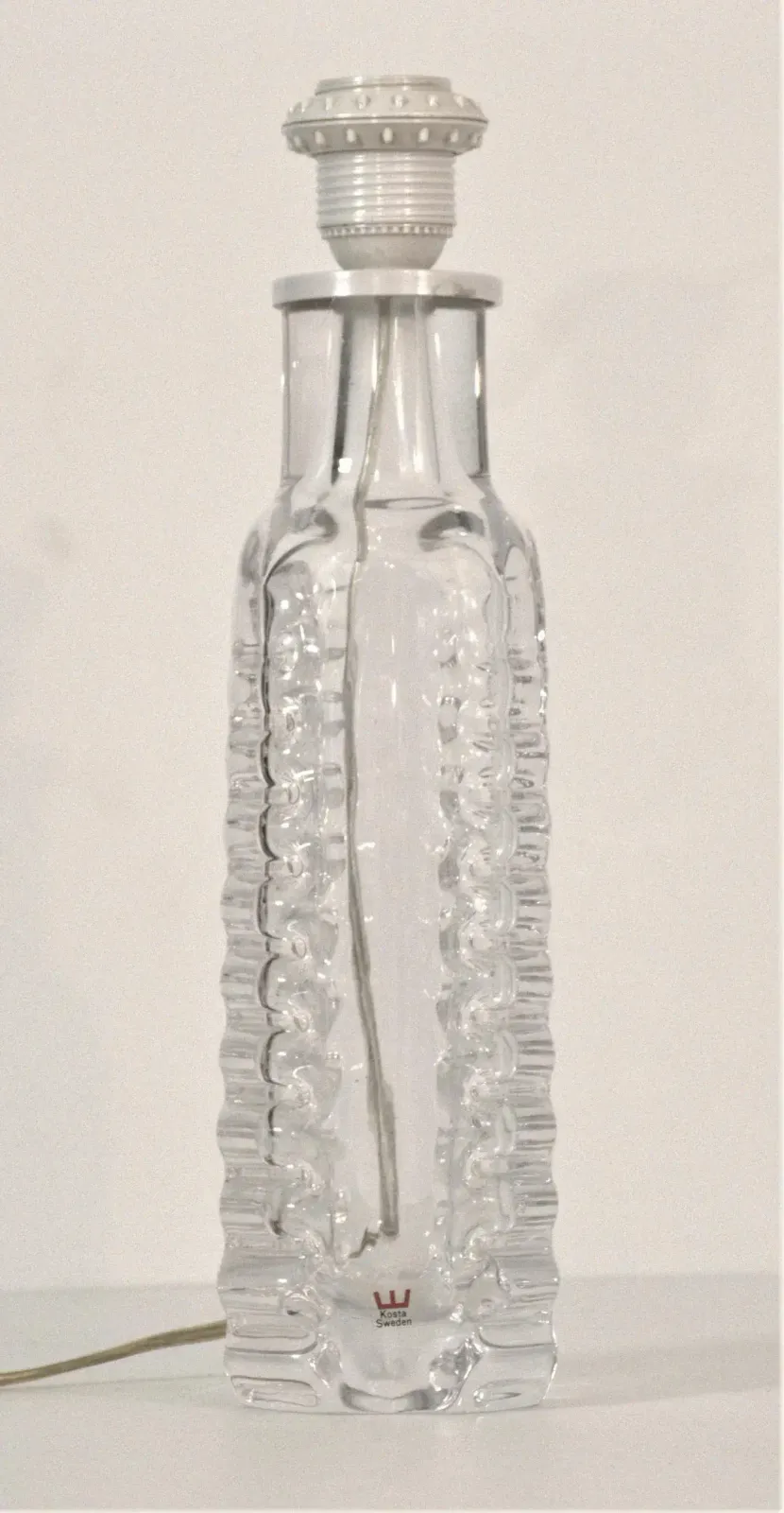 Art Glass Table Lamp By Gustav Leek For Kosta, Sweden, 1960s photo buy