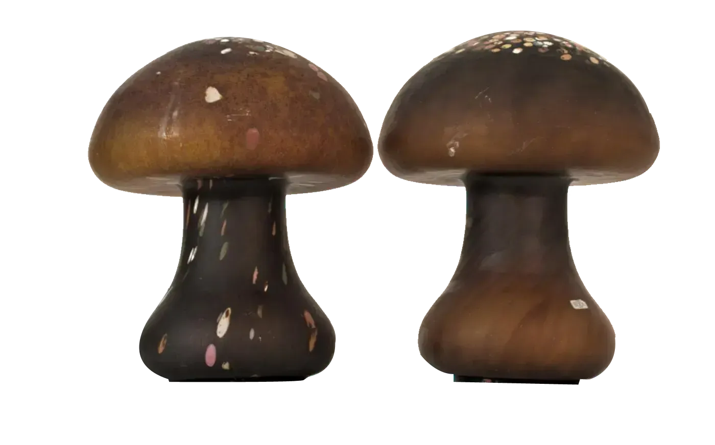 Mushroom Shaped Glass Table Lamps By Monica Backström For Kosta Boda, 1960s, Set Of 2