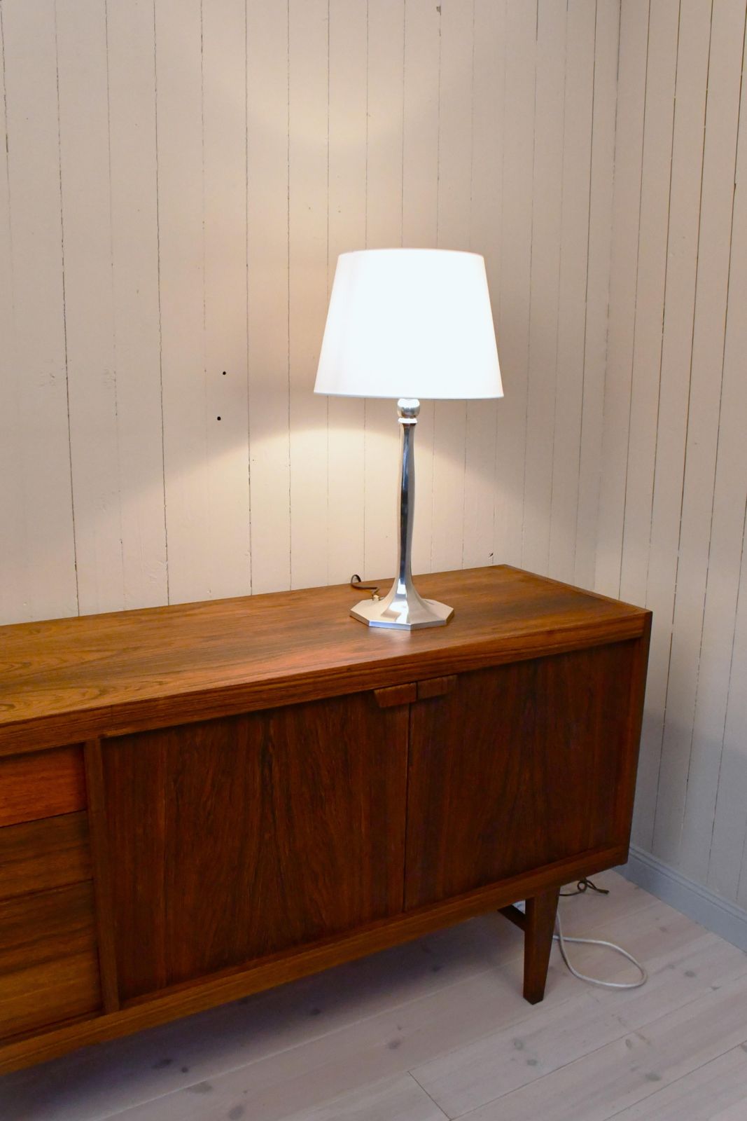 Swedish Grace Table Lamp By Herman Bergmans Konstgjuteri, 1920s photo for sale