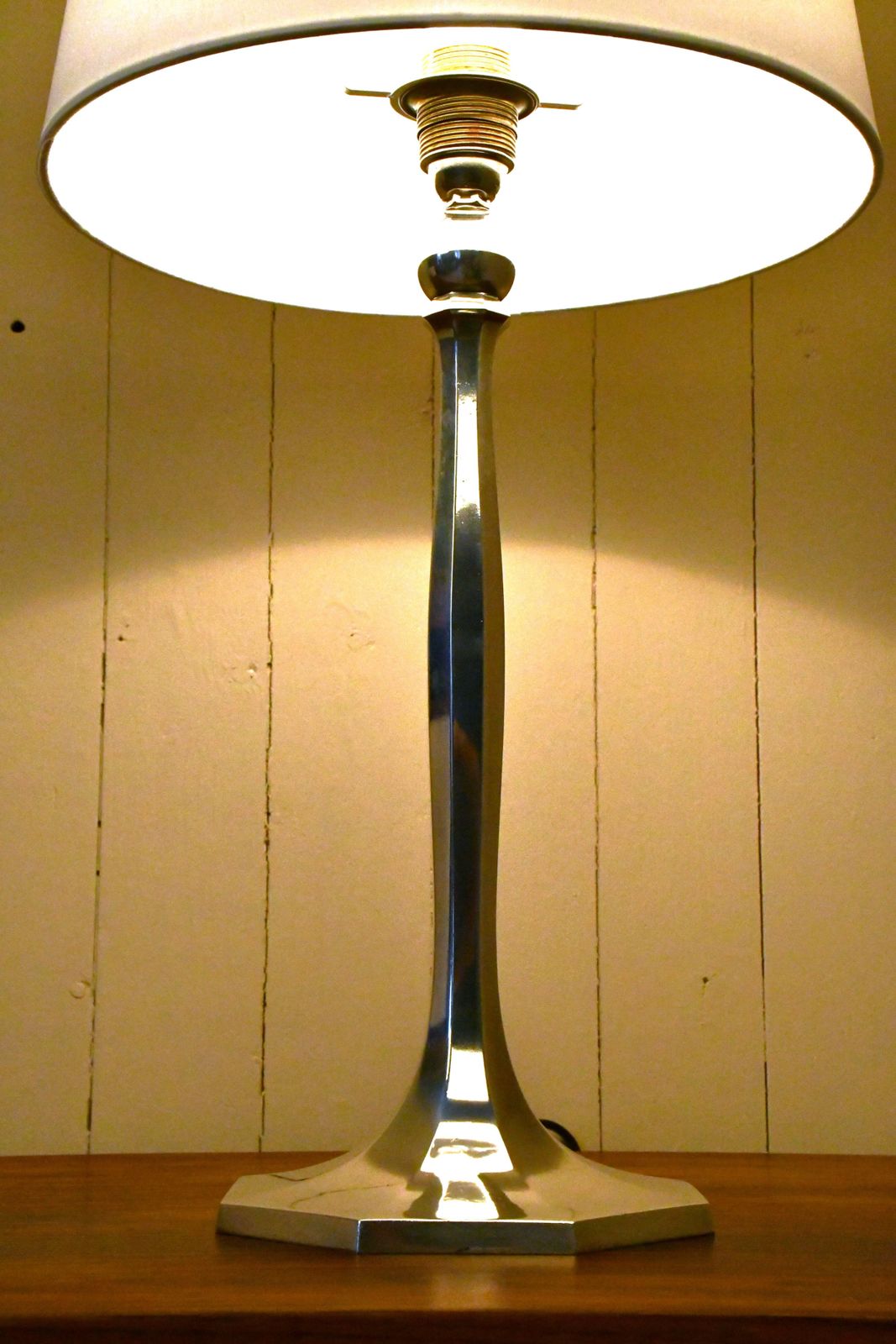 Swedish Grace Table Lamp By Herman Bergmans Konstgjuteri, 1920s photo 851.0