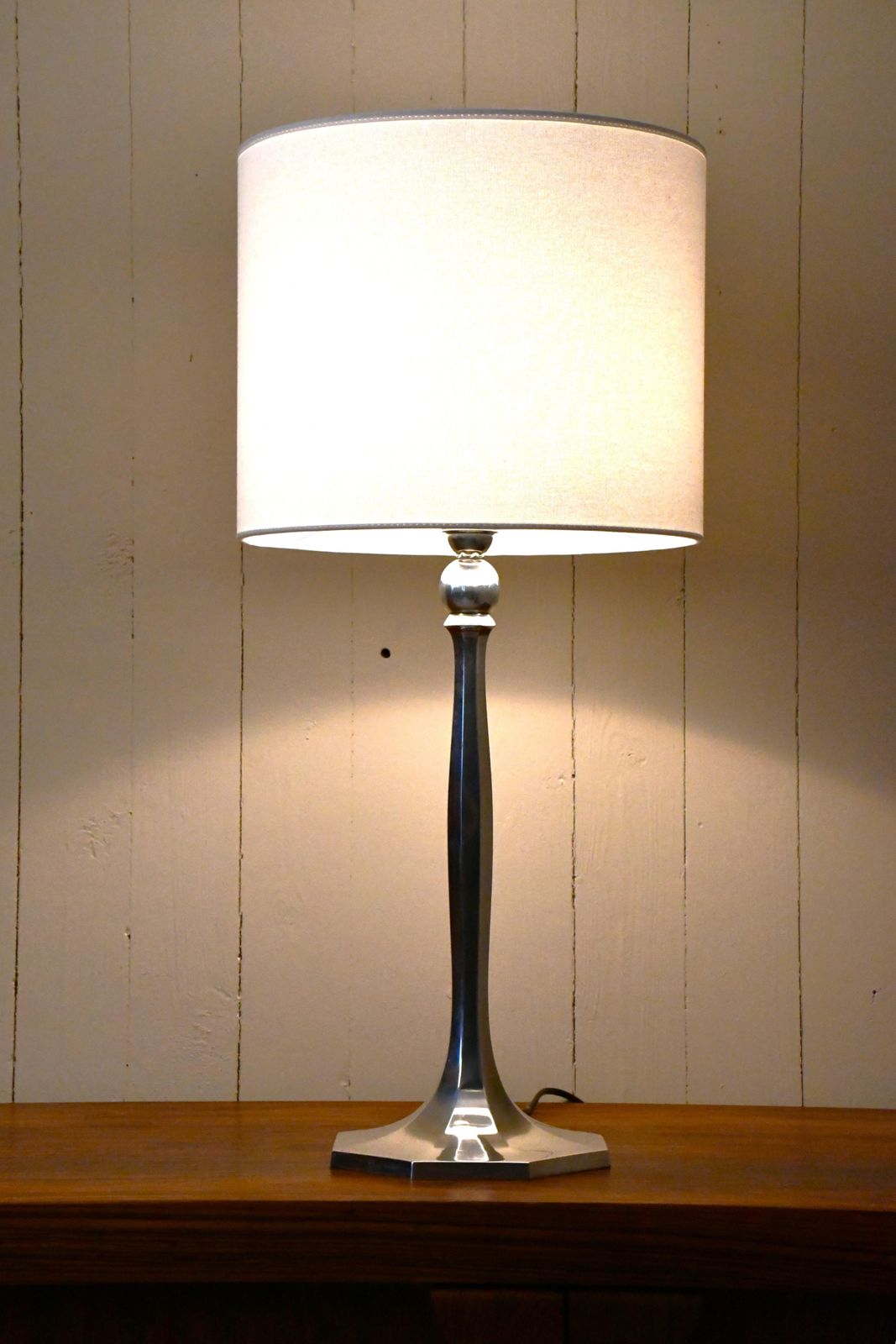 photo vinterior Swedish Grace Table Lamp By Herman Bergmans Konstgjuteri, 1920s