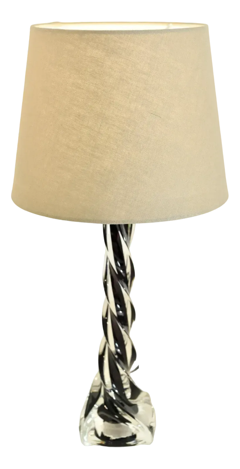 Table Lamps By Paul Kedelv For Flygsfors Glasbruk, 1950s, Set Of 2